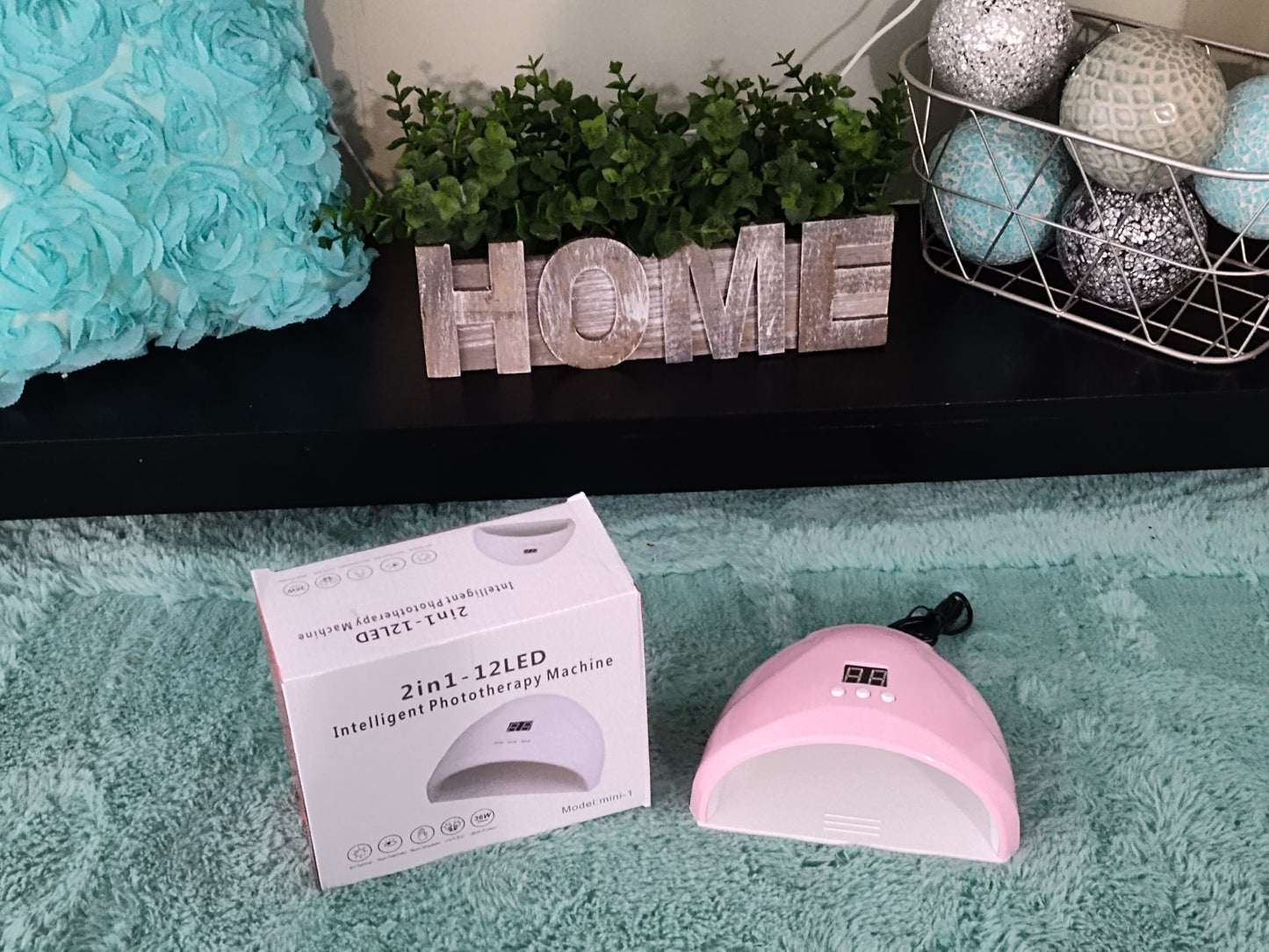 2 in 1 Quick Dry All Gel 12 LED Nail Lamp